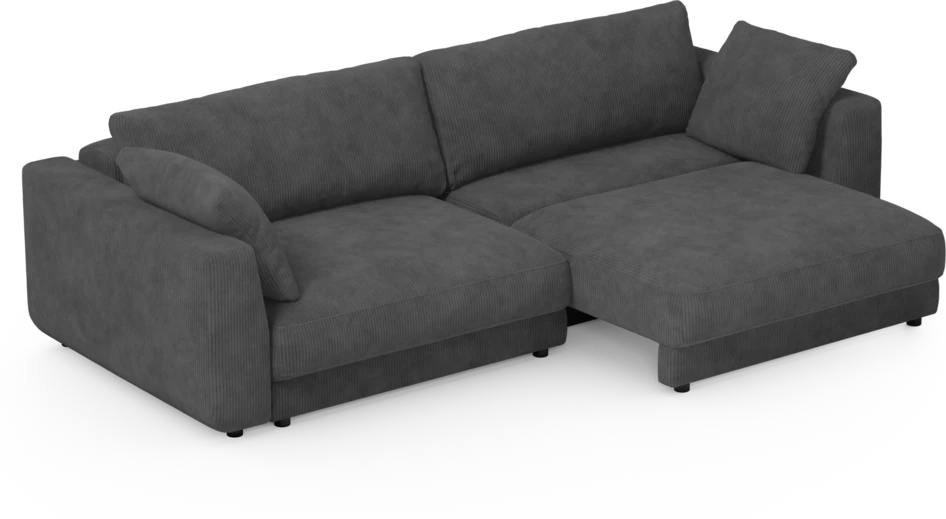 Amie - Bäddsoffa 4-sits - Grå