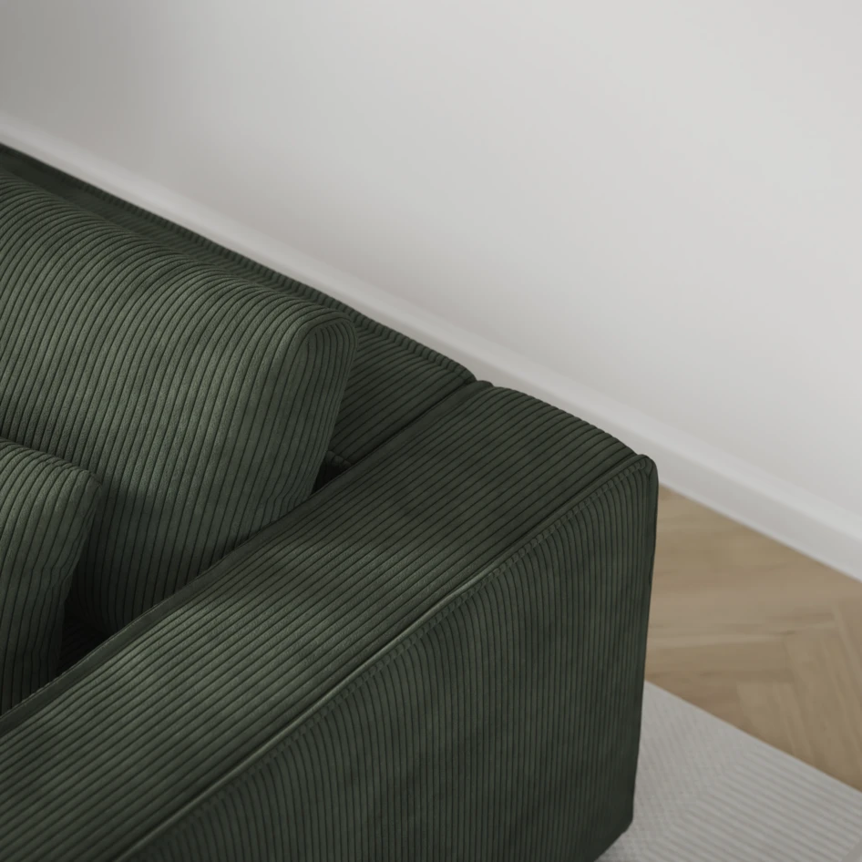 Ide - Bäddsoffa 4-sits - Grön