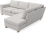 Friday - 2,5-sits soffa med divan höger - Grå