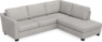 Friday - 2,5-sits soffa med divan höger - Vit