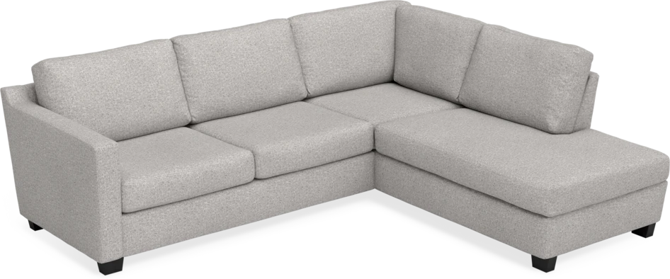 Friday - 2,5-sits soffa med divan höger - Vit