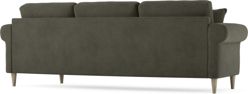 Eden - 3-sits soffa svängd - Grå