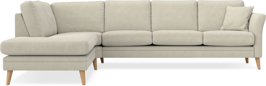Eden - 3-sits soffa med divan - Beige