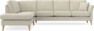Eden - 3-sits soffa med divan - Beige
