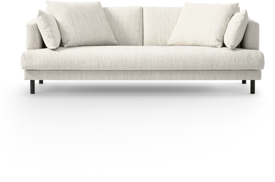 Harper - 3-sits soffa, hel dyna - Vit