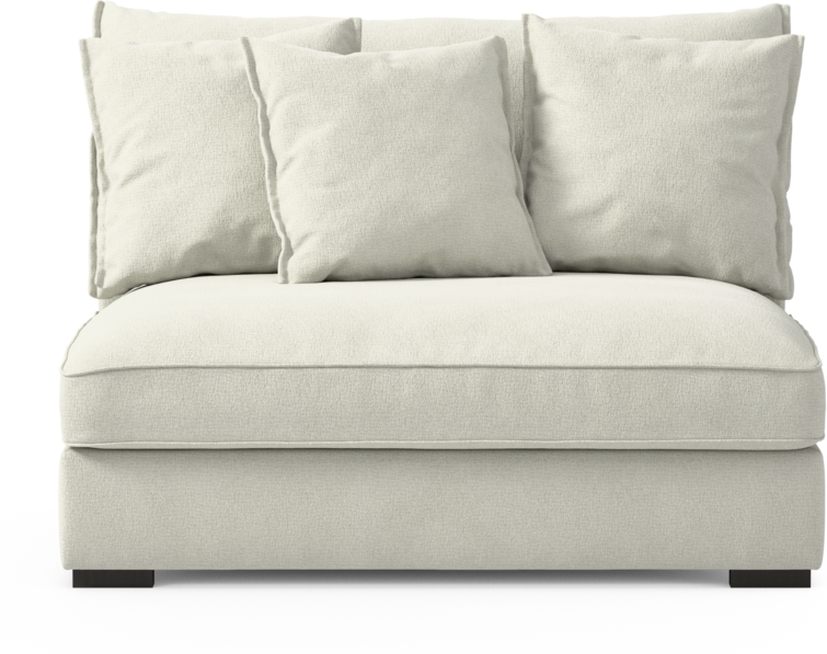 Rossi - 2-sits utan armstöd - Vit