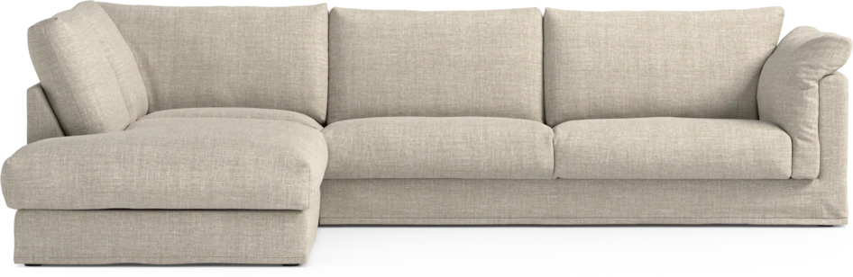 Cherrie Klädsel - Klädsel till 3-sits soffa med divan vänster - Beige