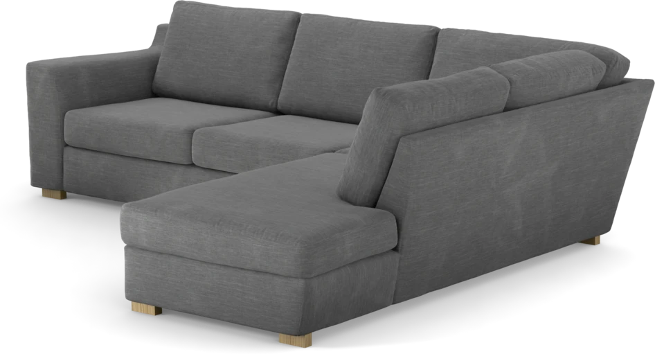 Friday - 2,5-sits soffa med divan höger - Grå