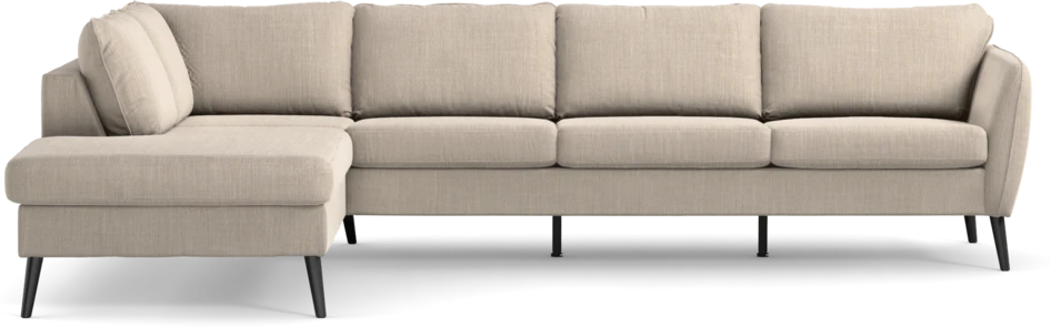 County - 3-sits soffa med divan vänster - Beige