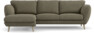 Madison Lux - 2-sits soffa med schäslong vänster - Brun