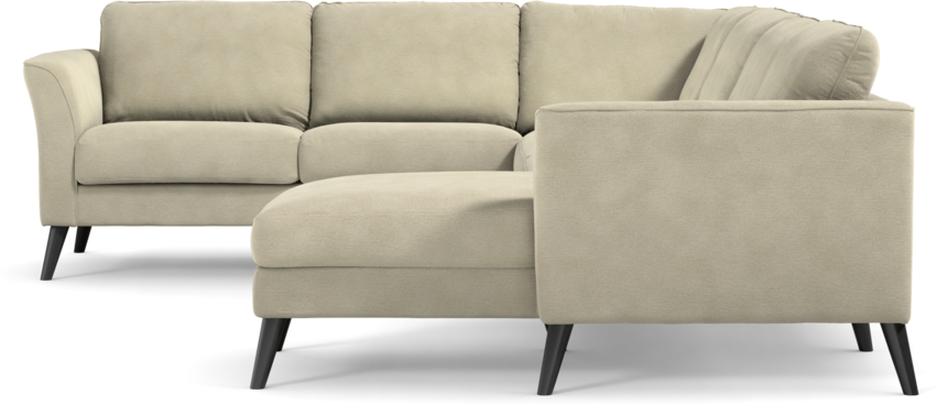 Bridge - Hörnsoffa, 2+3-sits med schäslong höger - Beige