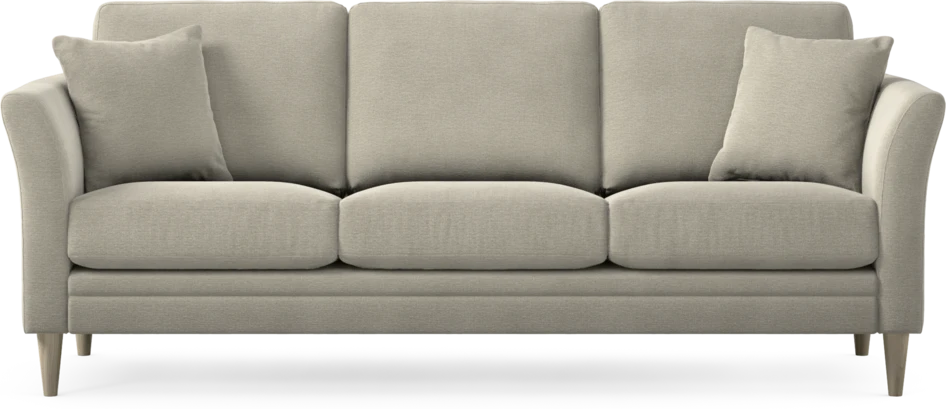 Eden - 3-sits soffa - Brun