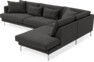 Harper - 3-sits soffa med divan höger - Grå