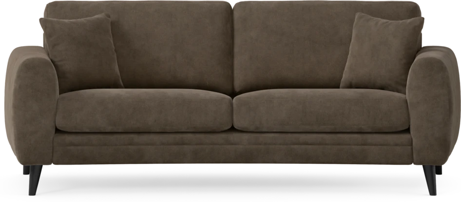 Eden - 2,5-sits soffa svängd - Brun
