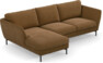 Madison Lux - 2-sits soffa med schäslong vänster - Brun