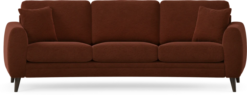 Eden - 3-sits soffa svängd - Orange