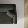 Eden - 3-sits soffa med divan vänster och schäslong höger - Grön