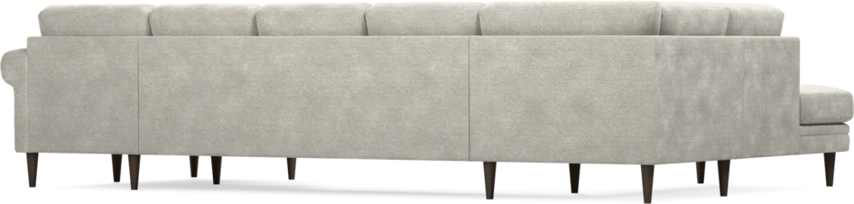 Eden - 3-sits soffa med divan vänster och schäslong höger - Grå