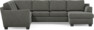 Friday - Hörnsoffa, 2+3-sits med schäslong höger - Grå