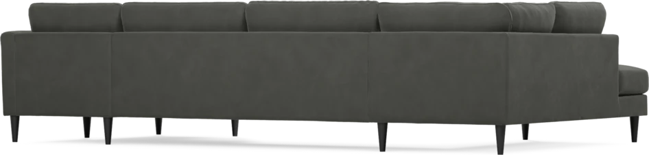 Bridge - 3-sits soffa med divan vänster och schäslong höger - Grå