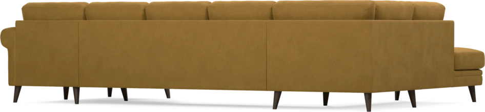 Eden - 3-sits soffa med divan vänster och schäslong höger - Gul