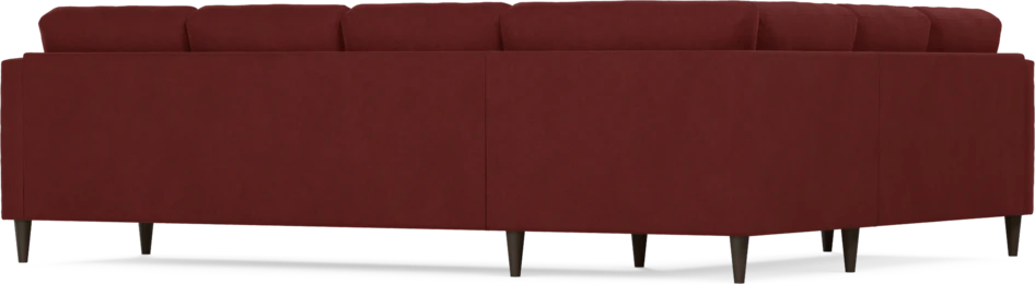 Eden - Hörnsoffa, 2+3-sits - Röd