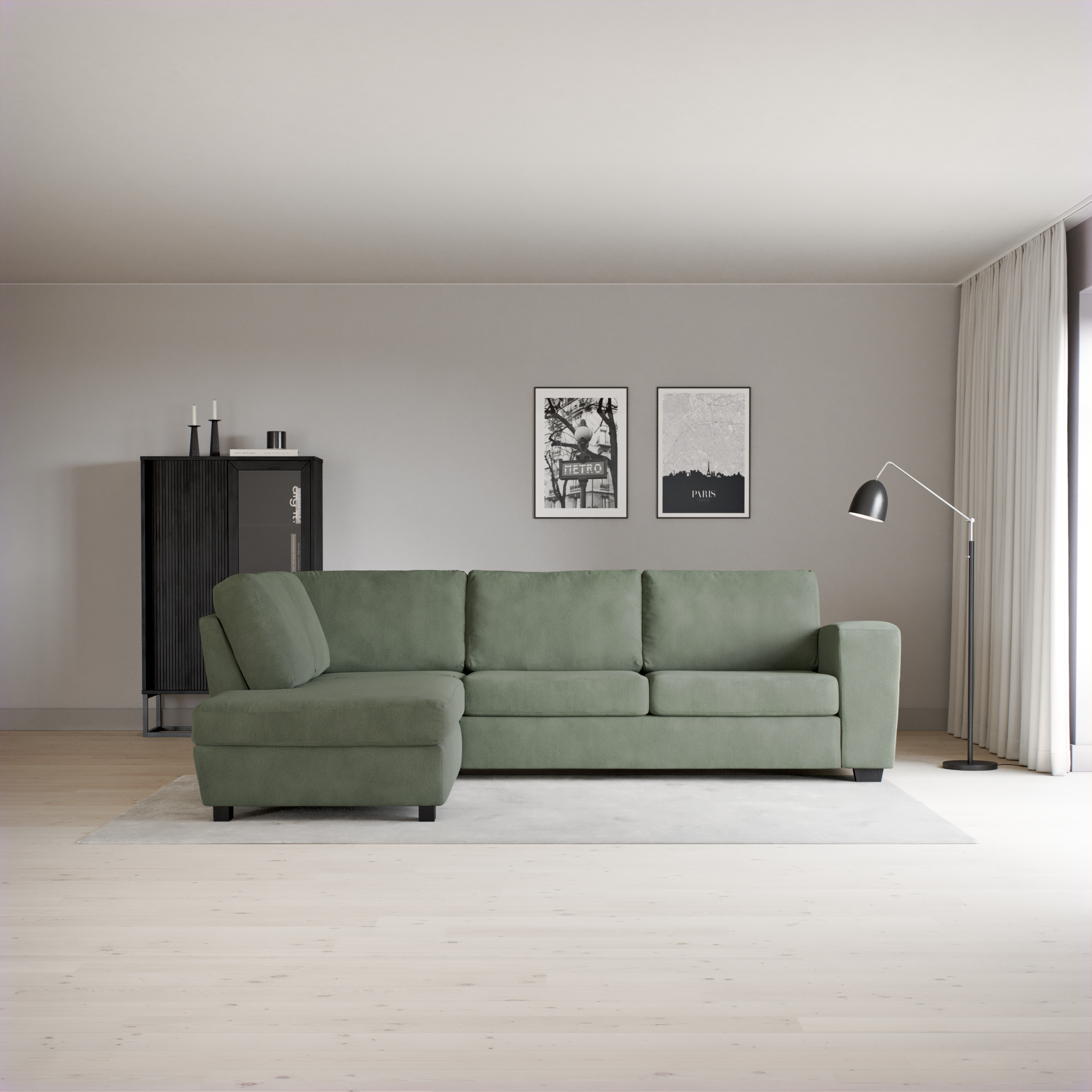 Friday - 2,5-sits soffa med divan vänster - inspiration