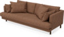 Harper - 3-sits soffa, hel dyna - Orange