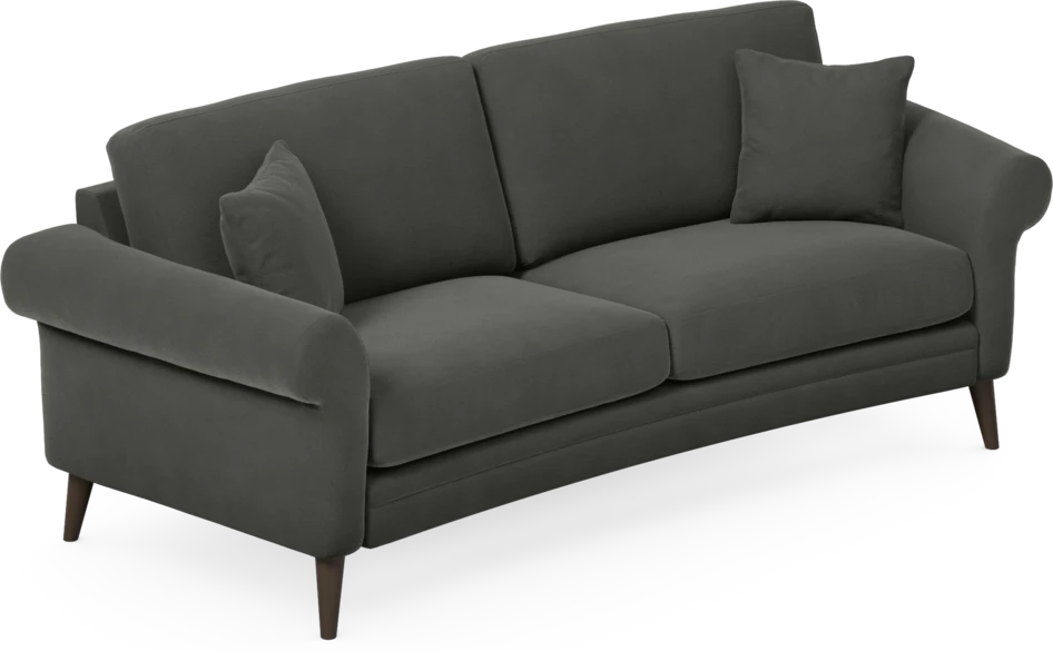 Eden - 2,5-sits soffa svängd - Grå