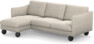 Madison Lux - 2-sits soffa med schäslong vänster - Beige