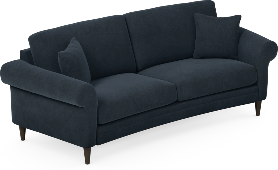 Eden - 2,5-sits soffa svängd - Blå