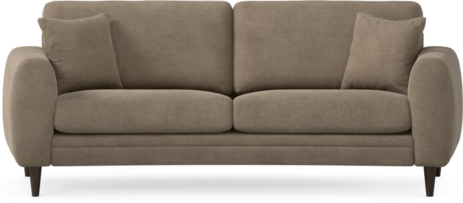 Eden - 2,5-sits soffa svängd - Brun