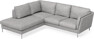 Madison - 2-sits soffa med divan vänster - Grå
