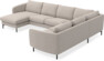 Madison - Hörnsoffa med schäslong vänster - Beige