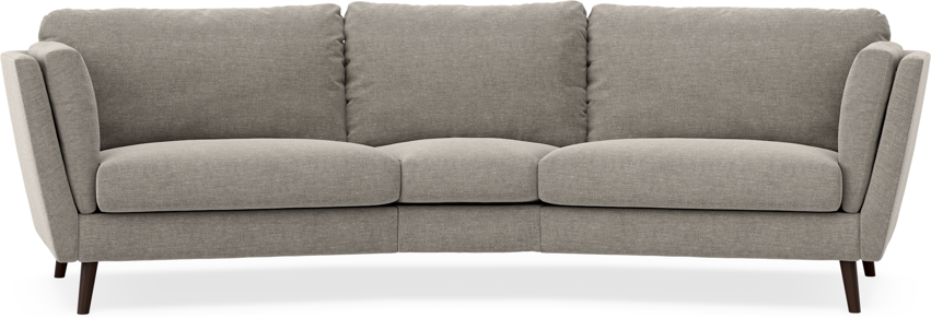 Madison - 3-sits soffa svängd, 90 cm - Grön