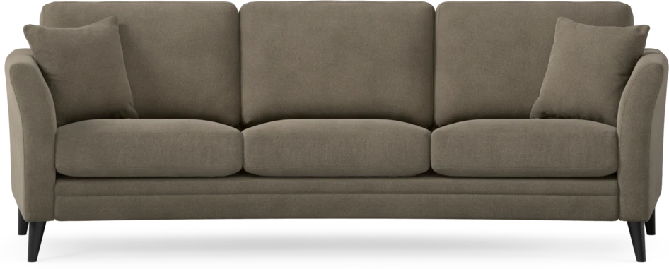 Eden - 3-sits soffa svängd - Beige