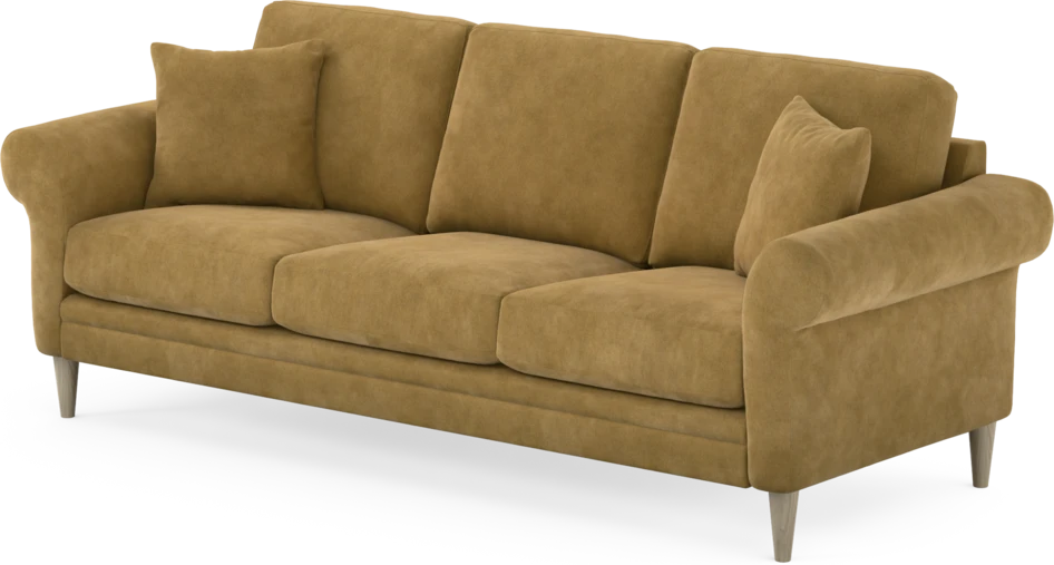 Eden - 3-sits soffa - Gul