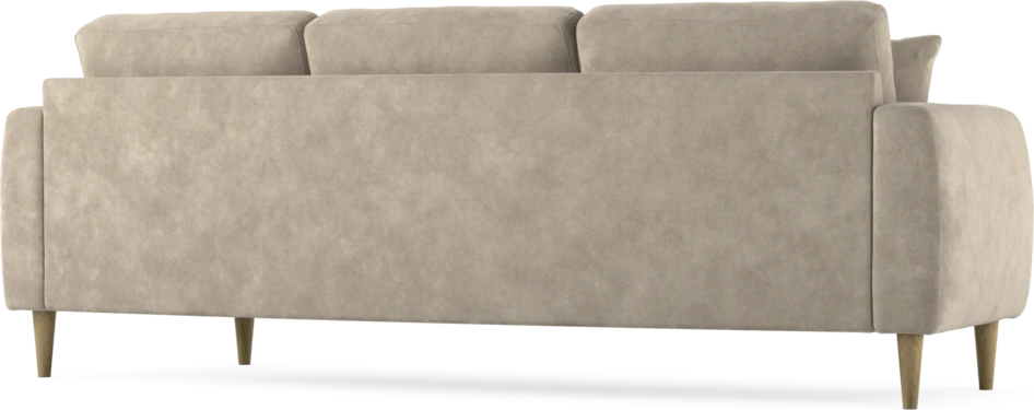 Eden - 3-sits soffa svängd - Beige