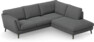 Madison Lux - 2-sits soffa med divan höger - Grå