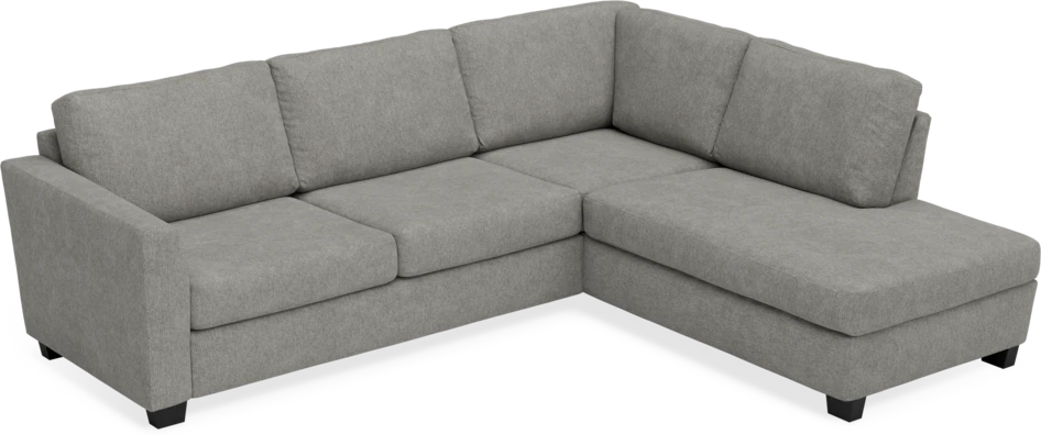 Friday - 2,5-sits soffa med divan höger - Grå