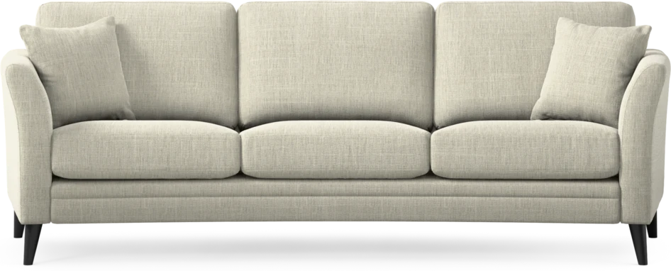 Eden - 3-sits soffa svängd - Beige