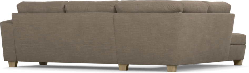 Friday - 2,5-sits soffa med divan vänster - Brun