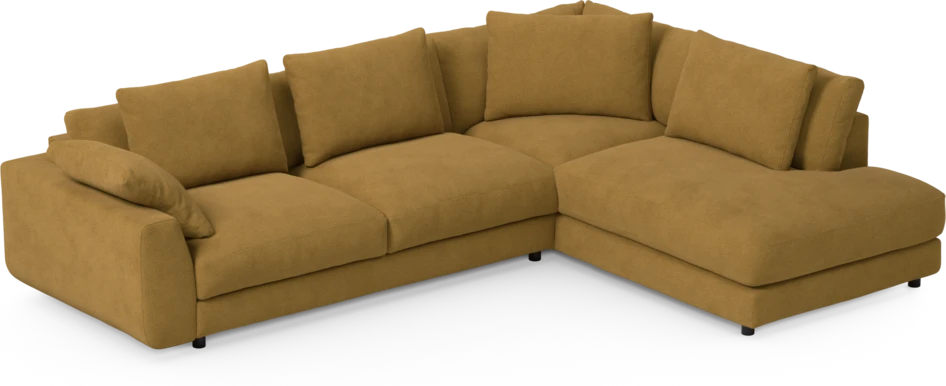 Amie - 3-sits med divan höger - Orange