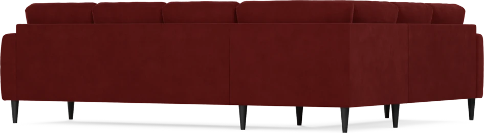 Eden - Hörnsoffa, 2+3-sits - Röd