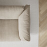 Cherrie - 3-sits soffa, fast klädsel - Beige