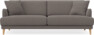 Macy Lux - 3-sits soffa - Brun
