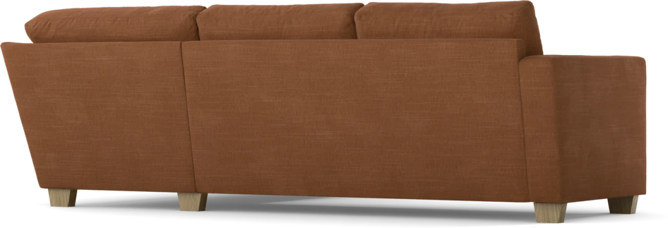 Friday - 2,5-sits soffa med divan höger - Orange