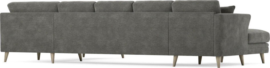 Eden - 3-sits soffa med schäslong vänster och divan höger - Grå