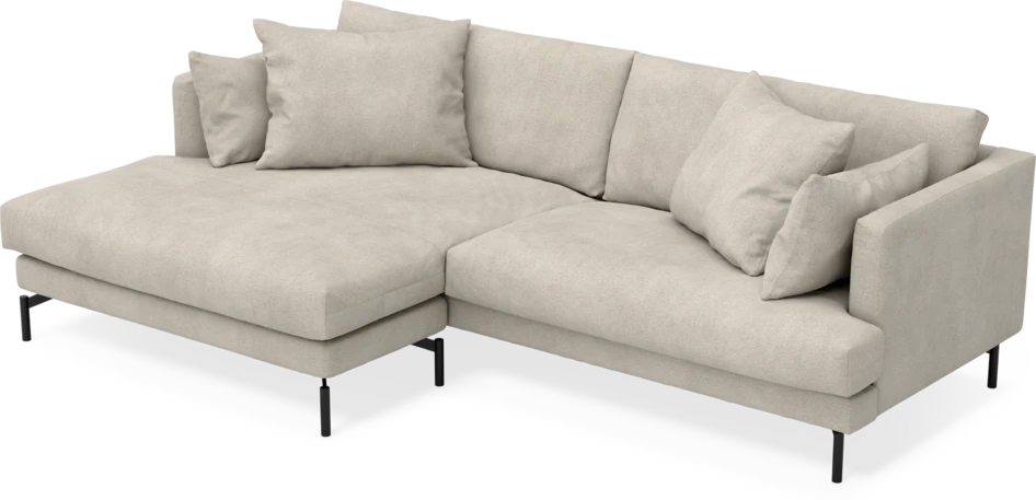 Harper - 4-sits med schäslong XL vänster - Beige