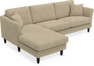 Eden - 2,5-sits soffa med schäslong - Beige